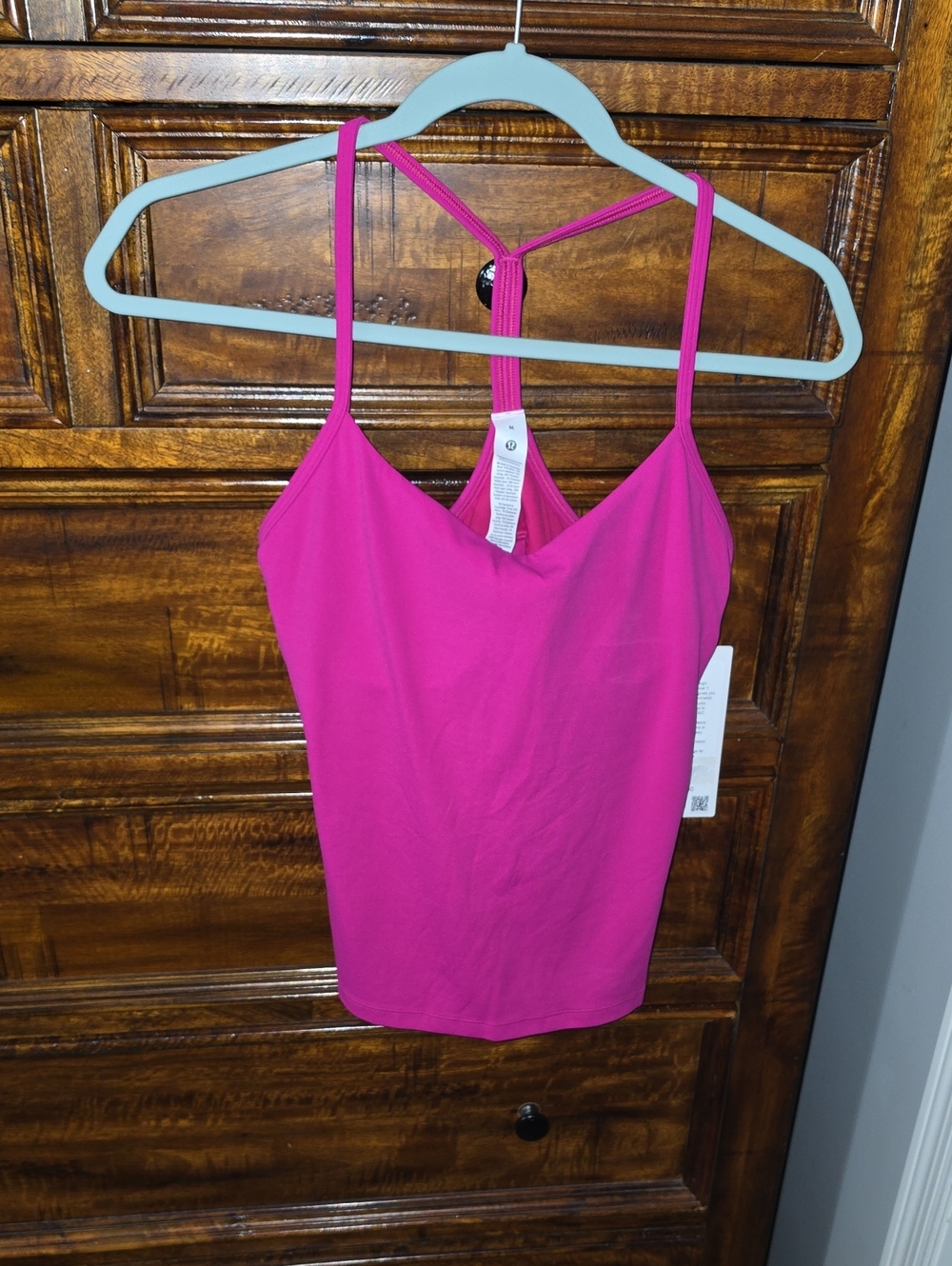 Lululemon Flow Y Tank, Nulu Material! Pink Flare! Nwts. Sz Medium